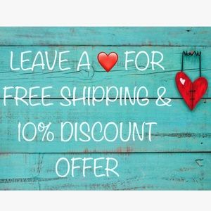 Likes for free priority shipping!